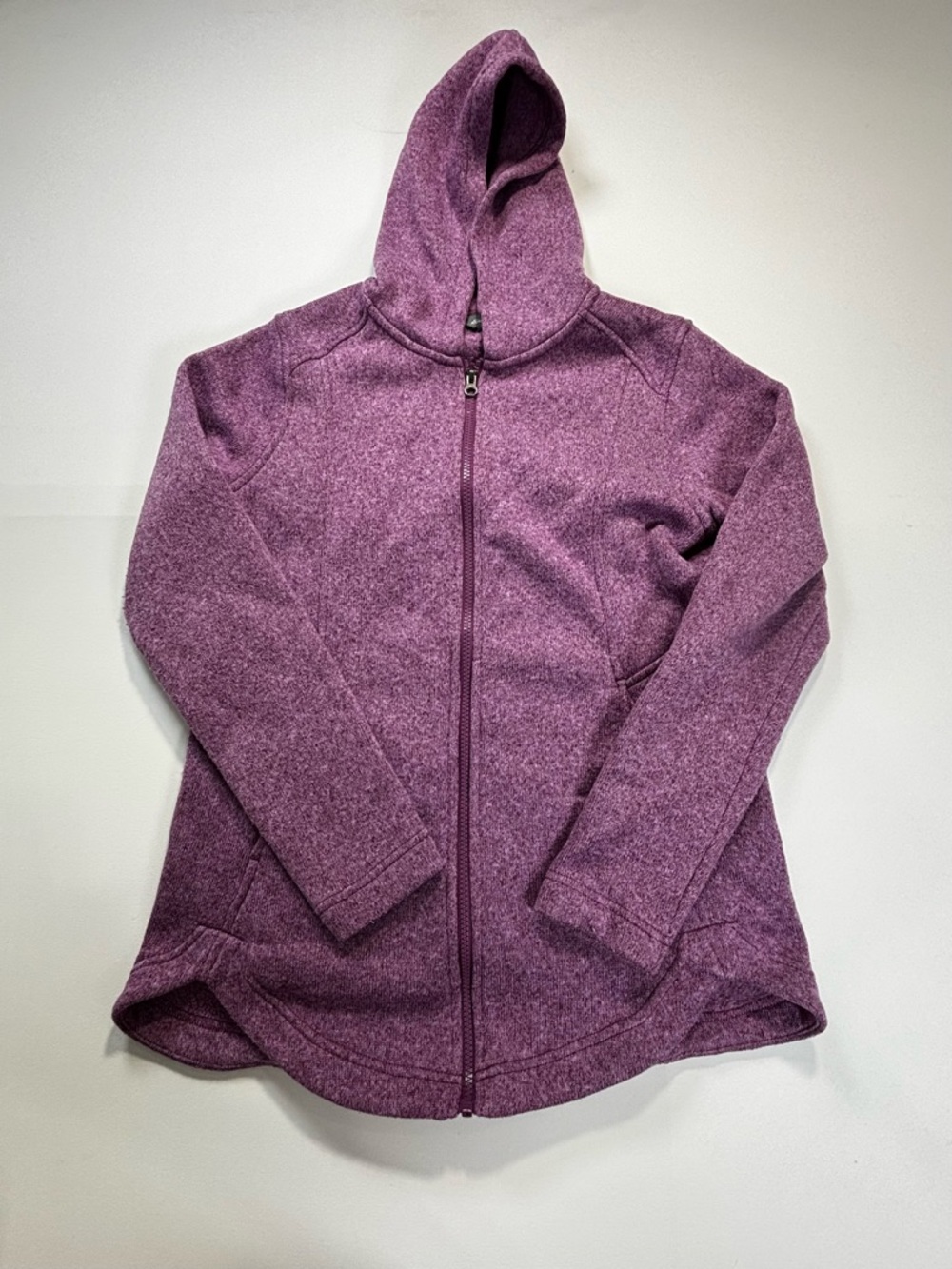 Eddie Bauer Purple Hooded Full-Zip Jacket